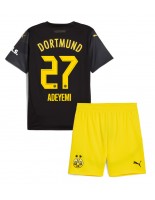 Otroške Nogometnih dresov Borussia Dortmund Karim Adeyemi #27 Gostujoči 2024-25 Kratki rokavi (+ hlače)